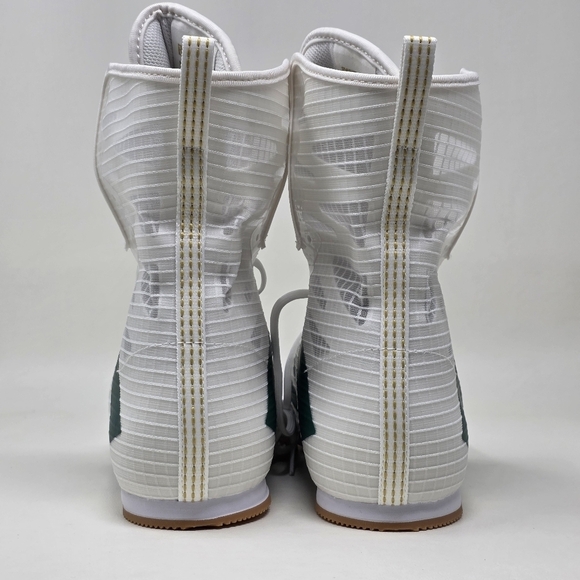 Adidas Box Hog 4 White Collegiate Green IH2731 Shoes Men\'s Size 4 New main image 5